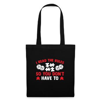 Board Game Nerd Gifts Board Games - Tote Bag - black - Front