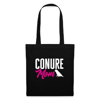 Molinasittich Perroquet Oiseau Perruche du Soleil - Sac en tissu - noir - Devant