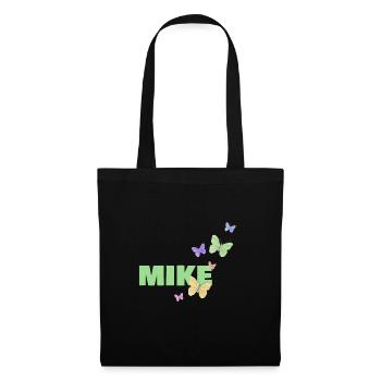 First name Mike - Tote Bag - black - Front
