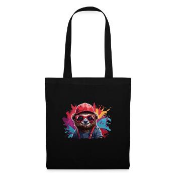 Raccoon Animal Art I Cool Cute Raccoon - Tote Bag - black - Front