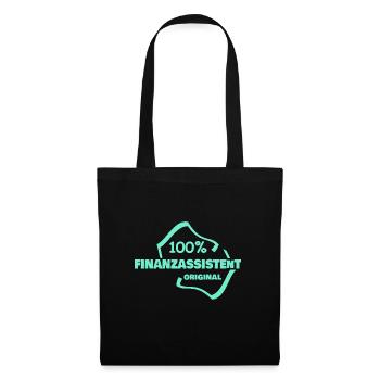 Occupation: Financial Assistant - Tote Bag - black - Front