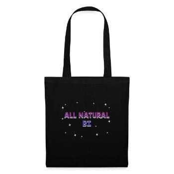 All Natural Bi LGBTQ Bisexual LGBT Bi Pride - Tote Bag - black - Front