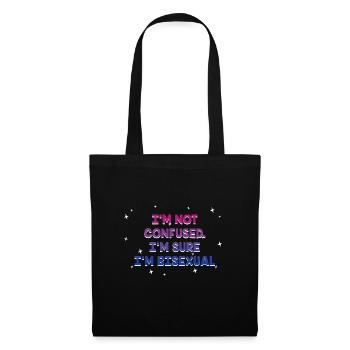 Je suis sûr que je suis bisexuel bi positivité bi fierté - Sac en tissu - noir - Devant