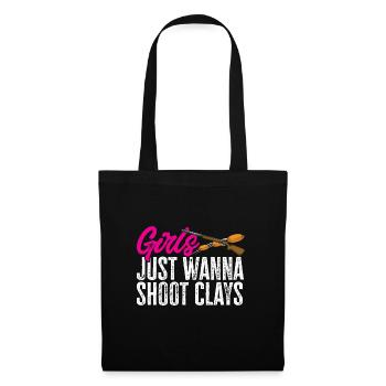 Shooting Skeet Clay Pigeon Shooting - Tote Bag - black - Front