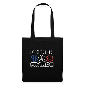 en 1988 - Sac en tissu - noir - Devant
