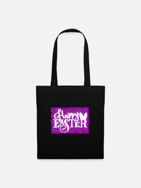 Ostern - Stoffbeutel - Schwarz