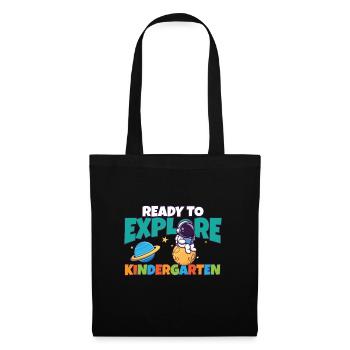 First Day Of School Ready to Explore Kindergarten - Stoffbeutel - Schwarz - Vorne