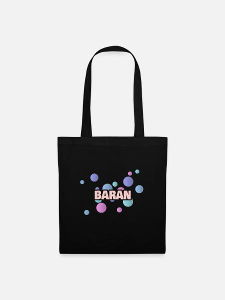 Geschenk für Baran - Stoffbeutel - Schwarz