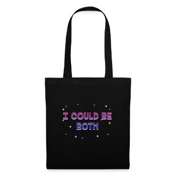 Je pourrais être à la fois bisexuelle LGBTQ bi pride pansexuelle - Sac en tissu - noir - Devant