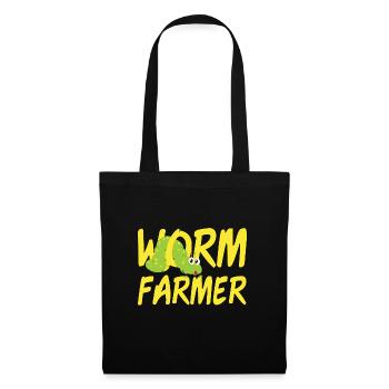 Worm Farmer - Stoffbeutel - Schwarz - Vorne