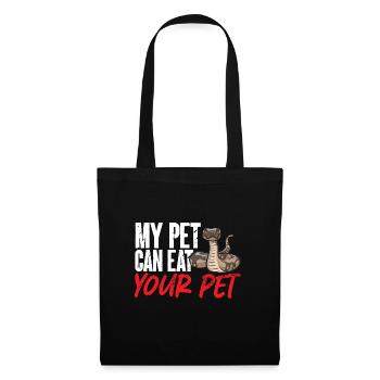 Ball Python Snake King Python - Tote Bag - black - Front