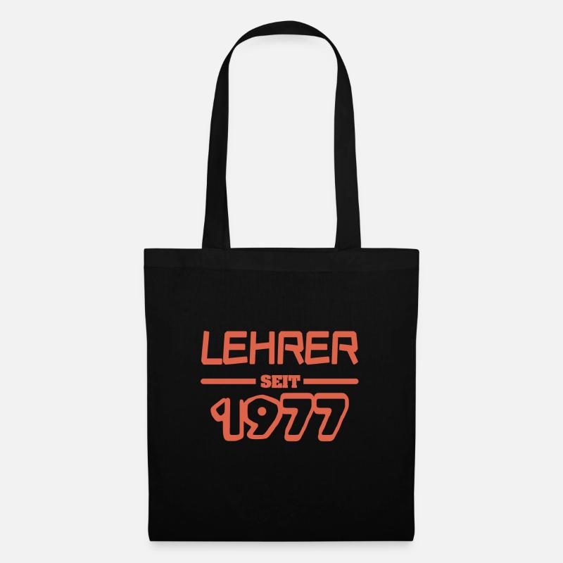 Lehrer 1977 - Stoffbeutel - Schwarz