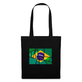Brasilien - Stoffbeutel - Schwarz - Vorne
