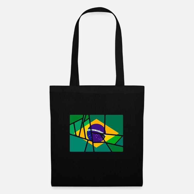Brasilien - Stoffbeutel - Schwarz