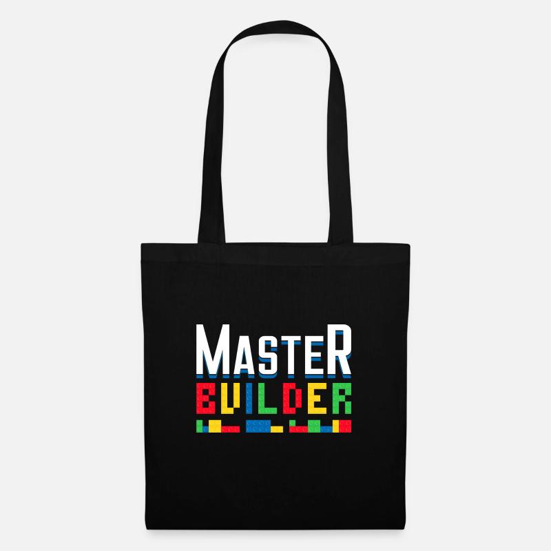Master Builder Blocs de construction Briques Constructeurs Jouets - Sac en tissu - noir