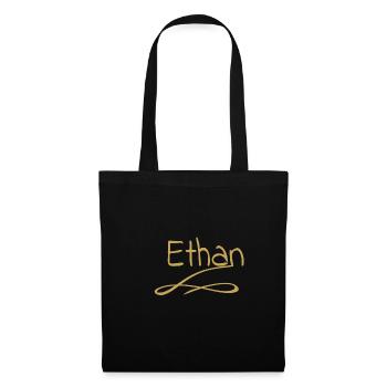 First name for ethan Male Man - Tote Bag - black - Front
