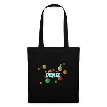 Gift for Deniz Deniz First name - Tote Bag - black - Front