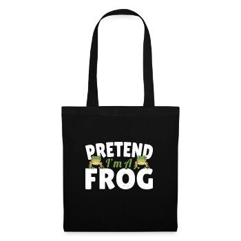 Funny Pretend at A Frog Herpetologist Froggy Amphi - Tote Bag - black - Front