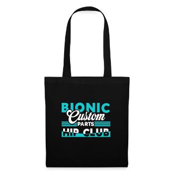 Bionic Custom Parts Club Chirurgie de prothèse de hanche - Sac en tissu - noir - Devant