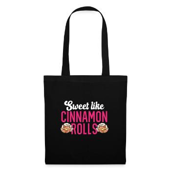 Cinnamon roll - Tote Bag - black - Front
