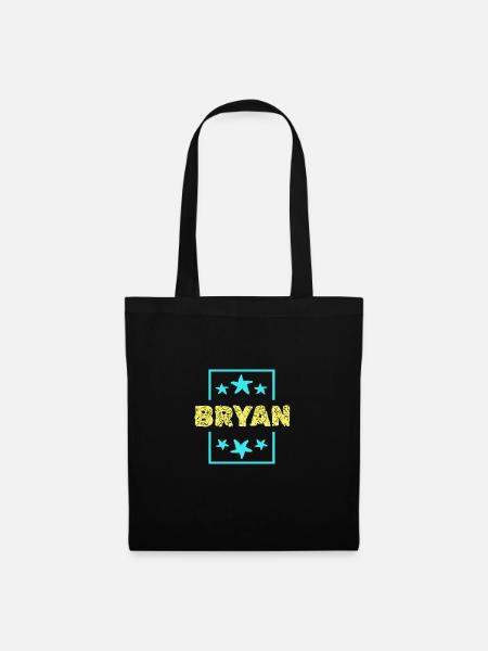 Geschenk für Bryan - Stoffbeutel - Schwarz