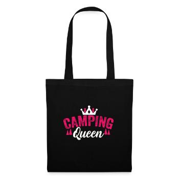 Moi assez je vais Camping Femmes Camping Queen Mä - Sac en tissu - noir - Devant