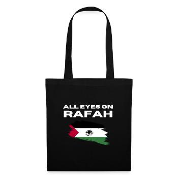 Tous les yeux sont rivés sur Rafah : la colombe de la paix - Sac en tissu - noir - Devant