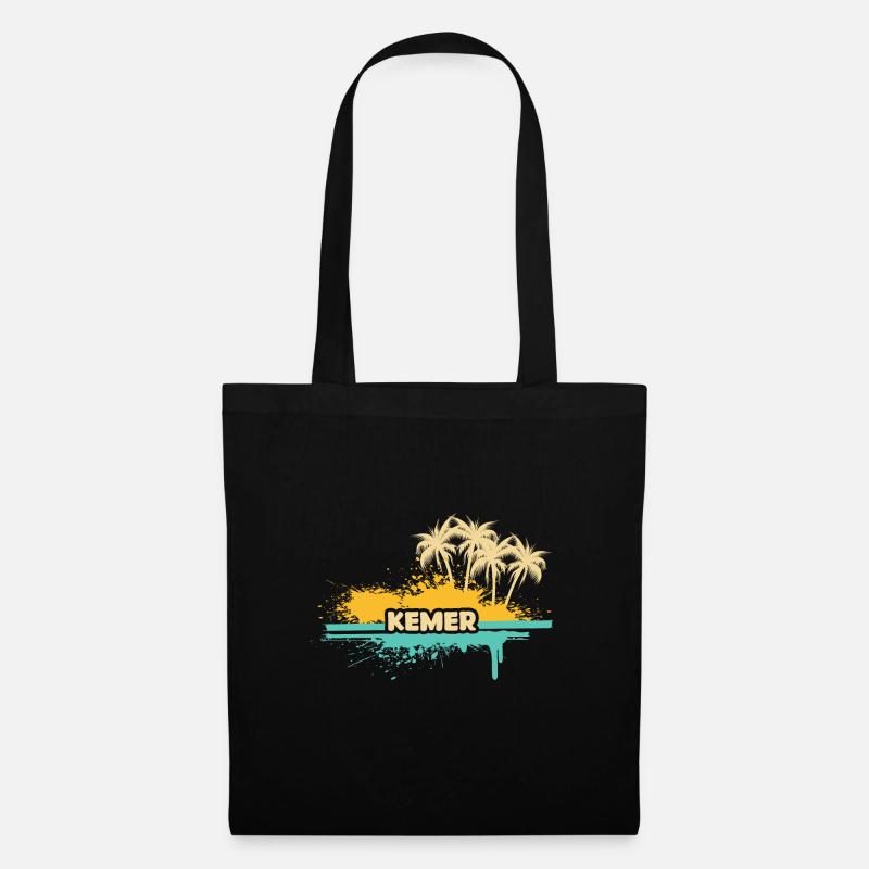 Geschenk für Kemer - Stoffbeutel - Schwarz