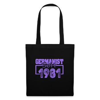 Germanist 1981 - Tote Bag - black - Front
