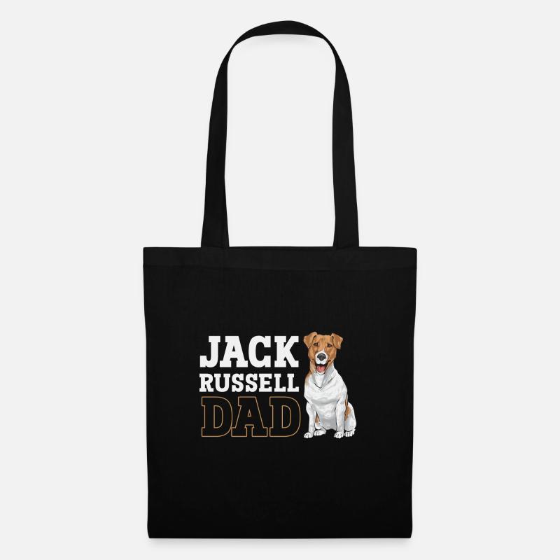 Jack Russell Terrier - Stoffbeutel - Schwarz