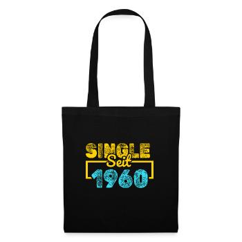 Single 1960 - Stoffbeutel - Schwarz - Vorne