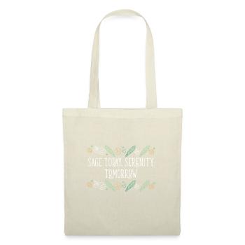 Sauge brûlante aujourd’hui Sérénité demain Smudge - Sac en tissu - nature - Devant