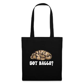 Ball Python Snake King Python - Tote Bag - black - Front