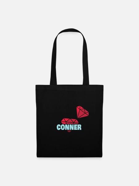 Kostbar Conner - Stoffbeutel - Schwarz