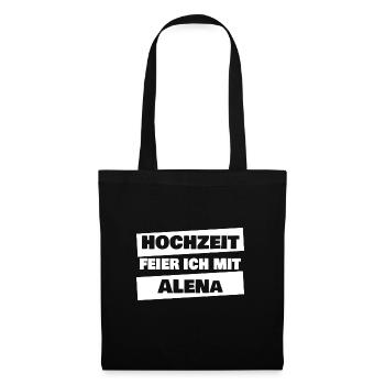 Enterrement de vie de garçon Alena - Sac en tissu - noir - Devant