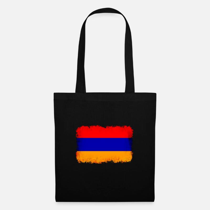 Armenien - Stoffbeutel - Schwarz