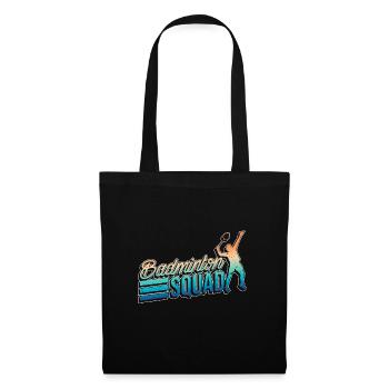 Tournoi de badminton Squad Funny Hobby Sports - Sac en tissu - noir - Devant
