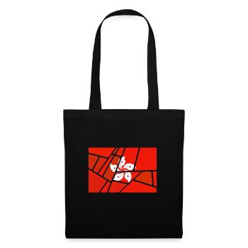 Geschenk für Hongkong - Stoffbeutel - Schwarz - Vorne