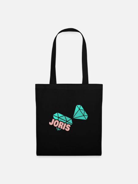 Opa joris - Stoffbeutel - Schwarz