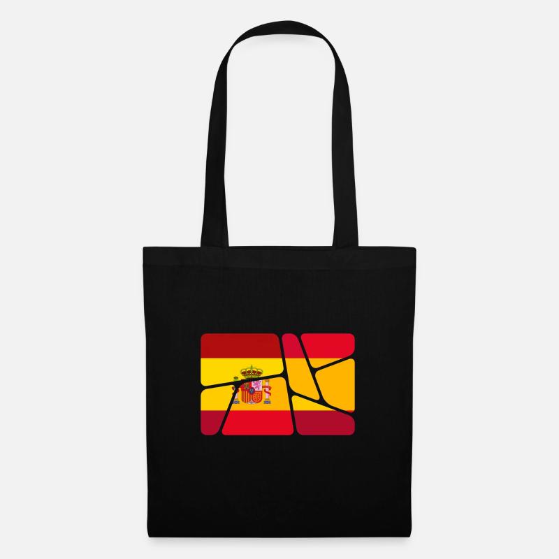 Spanien als Spanien - Stoffbeutel - Schwarz