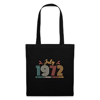 July 1972 Birthday July 1972 July - Tote Bag - black - Front