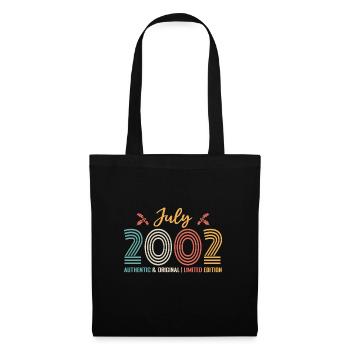 July 2002 birthday July 2002 July - Tote Bag - black - Front