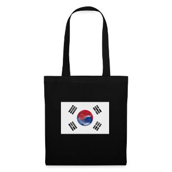 Corée du Sud - Sac en tissu - noir - Devant