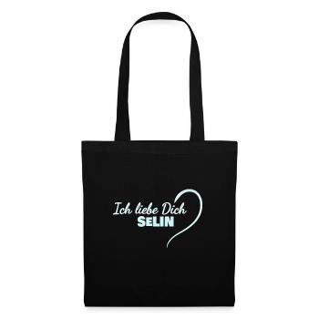 Selin - Sac en tissu - noir - Devant