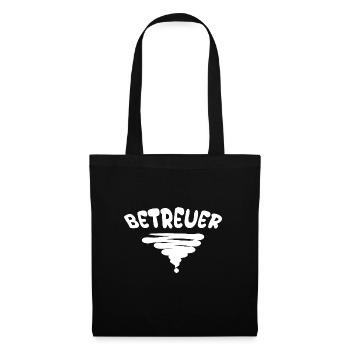 Betreuer als Beruf - Stoffbeutel - Schwarz - Vorne