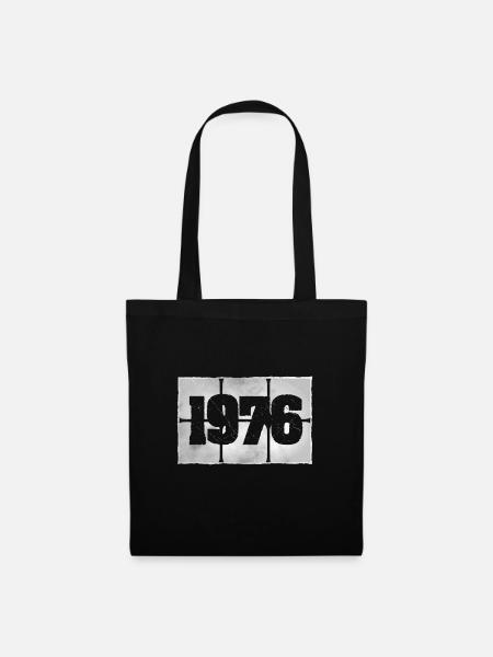 Geboren Jahrgang 1976 - Stoffbeutel - Schwarz