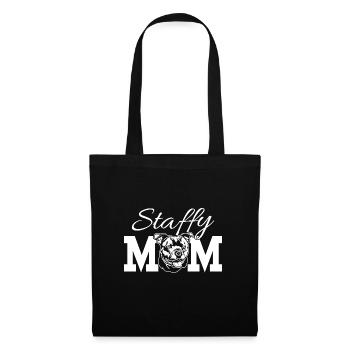 American Staffordshire Bull Terrier Staffy Dog - Tote Bag - black - Front