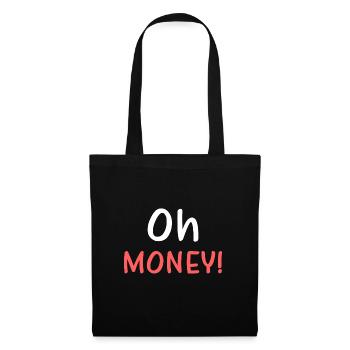OH MIEL - Sac en tissu - noir - Devant