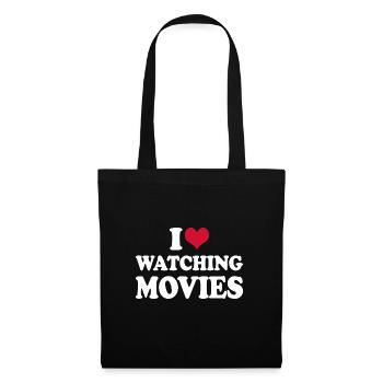 Cinema I Love Watching Movies - Tote Bag - black - Front