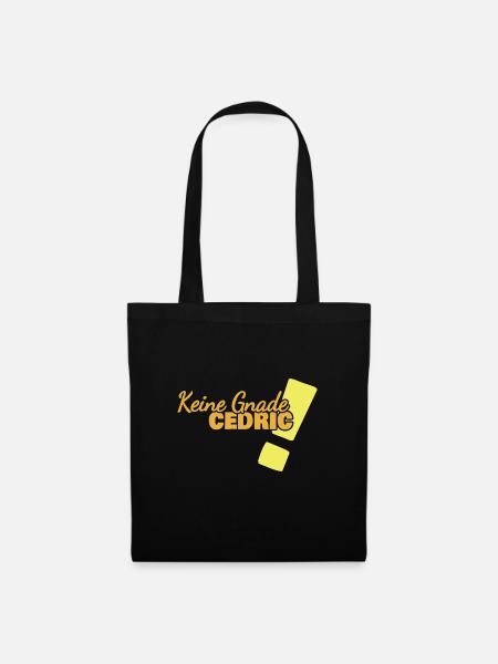 Geschenk für Cedric - Stoffbeutel - Schwarz